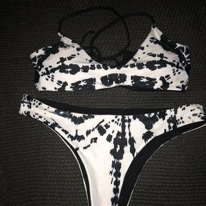 Black and White Bikini